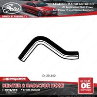 Gates Upper Radiator Hose for Holden Gemini TE TF TG 1.8L 03/81-12/84