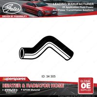 Gates Upper Radiator Hose for Ford Telstar AR AS GC 2.0L 68KW 70KW