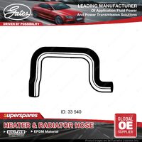 Gates Upper Radiator Curved Hose for Mazda 929 HB 2.0L 03/84-07/86