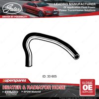 Gates Lower Radiator Hose for Mitsubishi L200 Express Starion 2.0L