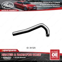 Gates Upper Radiator Curved Hose for Nissan Pintara R31 CA20E 2.0L 78Kw