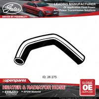 Gates Upper Radiator Curved Hose for Ford Festiva WA 1.3L 10/91-03/94