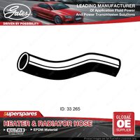 Gates Lower Radiator Curved Hose for Mazda 929 HB 2.0L 03/84-07/86