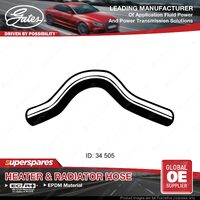 Gates Upper Radiator Hose for Mitsubishi Cordia AA AB 1.8L 04/83-07/89