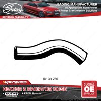 Gates Upper Radiator Hose for Nissan Navara D21 VG30E 3.0L 112KW 113KW 250mm