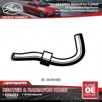 Gates Lower Radiator Hose for Nissan Navara D21 TD27 2.7L 58KW 87-97