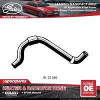 Gates Lower Radiator Hose for Daihatsu Charade G11 G30 1.0L 04/83-05/87