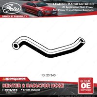 Gates Lower Radiator Hose for Daihatsu Charade G11 G30 Manual 1.0L