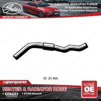 Gates Upper Radiator Hose for Daihatsu Charade G11 G30 1.0L 03/84-01/86