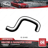 Gates Upper Radiator Hose for Nissan Navara D21 D22 KA24E 2.4L 1992-1999