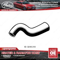 Gates Upper Radiator Hose for Holden Barina SB Barina SB C14NZ C14SE 1.4L