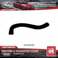 Gates Lower Radiator Curved Hose for Nissan Navara D21 2.7L 1987-1998