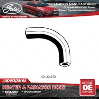 Gates Molded Heater Hose for Hyundai Excel X-3 G4ER 1.5L 73KW 95-00