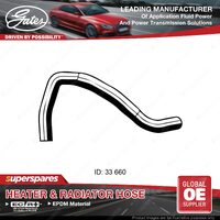 Gates Lower Radiator Hose for Nissan Navara D22 2.4L KA24DE KA24E 97-05