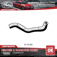 Gates Upper Radiator Hose for Nissan Navara D22 2.4L KA24DE KA24E 97-05