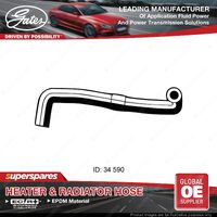 Gates Lower Radiator Curved Hose for Nissan Navara D22 2.7L 1997-2005