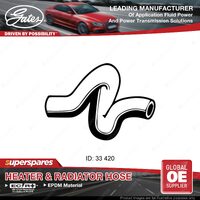 Gates Upper Radiator Hose for Holden Astra TR C16SE 1.6L 74KW 95-98