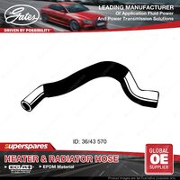 Gates Lower Radiator Hose for Jeep Grandcherokee ZJ ERH MX S01 4.0L 94-99