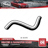 Gates Lower Radiator Hose for Holden Barina TK F16D3 1.6L 77KW Automatic 05-12