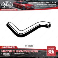 Gates Lower Radiator Hose for Ford Fiesta WP WQ DJ1 HJ1 Fusion JU 1.6L