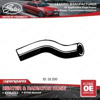 Gates Upper Radiator Hose for Toyota Hilux GGN15 GGN25 1GR-FE 4.0L 250mm