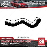 Gates Upper Radiator Hose for Holden Rodeo TFS77 TFR77 3.0L 4JH1-TC