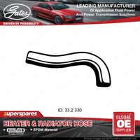 Gates Upper Radiator Hose for Mitsubishi Triton MK 4M40-T 2.8L 92KW 03-06