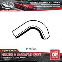 Gates Upper Radiator Hose for Daewoo Espero KLEJ 2.0L 03/95-12/97