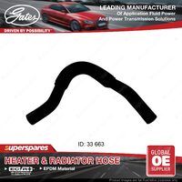 Gates Upper Radiator Hose for Mitsubishi ASX XA XB XC 4B11 2.0L 663mm