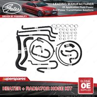 Gates Radiator + Heater Hose Kit for Holden Hsv Commodore Calais VN 3.8L 88-91