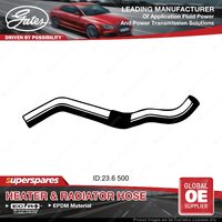 Gates Upper Radiator Hose for Daihatsu Charade G11 1.0L CB 1985-88