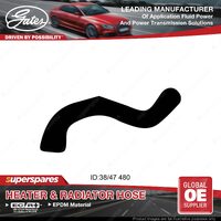 Gates Lower Radiator Hose for Ford Falcon Fairmont XY 3.3L 480mm 1970-1972