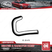 Gates Radiator Hose for Mazda 323 Astina BG Familia BG 1.8L 89-92