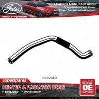 Gates Radiator Hose for Daihatsu Cuore L701 Move L901 Sirion M100 1.0L