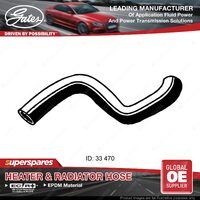 Gates Radiator Hose for Opel Astra F35 F69 F08 F48 L48 L35 F07 GTC 470mm