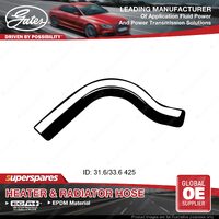 Gates Radiator Hose for Mazda BT50 UP0Y P4AT 2.2L 110KW 425mm 2011-ON