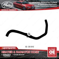 Gates Radiator Hose for Chrysler Sebring JS ED3 EDG 2.4L 125KW 128KW