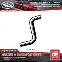 Gates Left Molded Heater Hose for Mazda 626 CB 2.0L 03/1979-05/1987