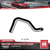 Gates Lower Radiator Curved Hose for Suzuki Swift AA 1.3L 50KW 490mm