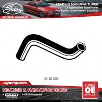 Gates Upper Radiator Hose for Nissan Pulsar N12 1.6L 52KW 04/86-04/86