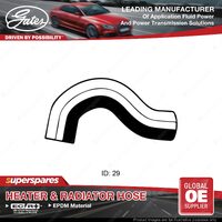 Gates Lower Radiator Curved Hose for Toyota Corolla AE95 1.6L 77KW