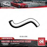 Gates Radiator Hose for Kia Avella KBA1 1.3L 325mm 11/1995-12/2001