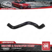 Gates Radiator Curved Hose for Fiat Punto 199 1.4L Petrol 57KW 2006-2015