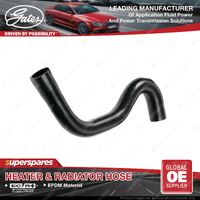 Gates Radiator Curved Hose for Peugeot 206 2A/C 1.4L Petrol 55KW TU3JP 1998-2007