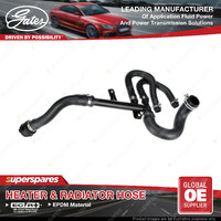 Gates Radiator Curved Hose for Peugeot 208 CA CC 1.2L Petrol 81KW 2013-2018