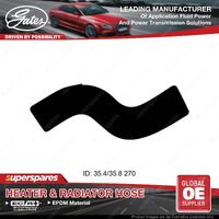 Gates Upper Radiator Hose for Mazda BT-50 TFR40JPR TFR40JDR 3.0L 4JJ3-TCX 20-ON