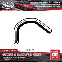 Gates Molded Heater Hose for Nissan Pulsar N14 1.6L 66KW 75KW 170mm