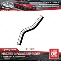 Gates Rear Molded Heater Hose for Toyota Landcruiser HJ61 Manual 4.0L 100KW