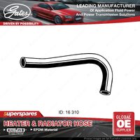 Gates Molded Heater Hose for Toyota Corolla AE80 1.3L Sedan 09/85-05/89