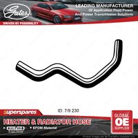 Gates Molded Heater Hose for Mazda 2 DE DH3 ZY-VE ZY-DE 1.5L Length 230mm